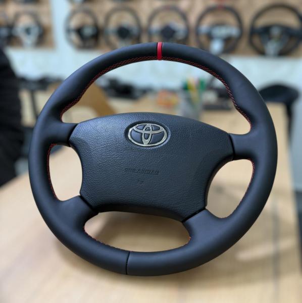 Toyota Land Cruiser Lenkrad neu beziehen i Toyota Land Cruiser Lenkrad neu beziehen i